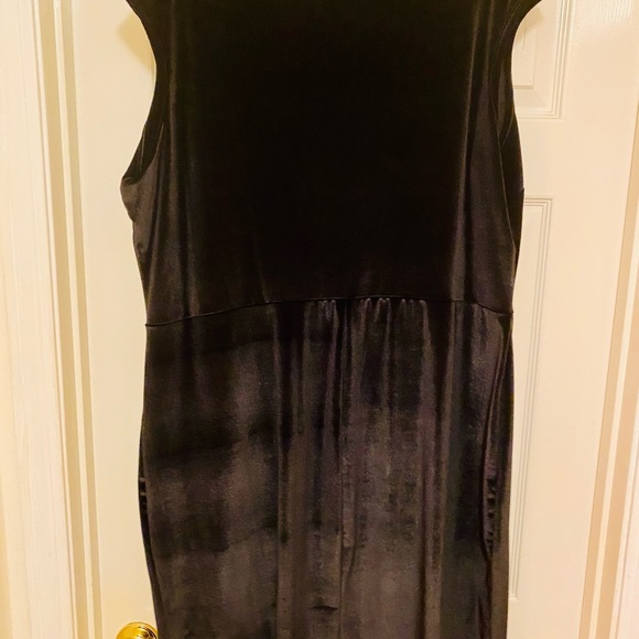Ashley Stewart Faux Velvet/Velour Sheath Dress - Picture 2 of 4